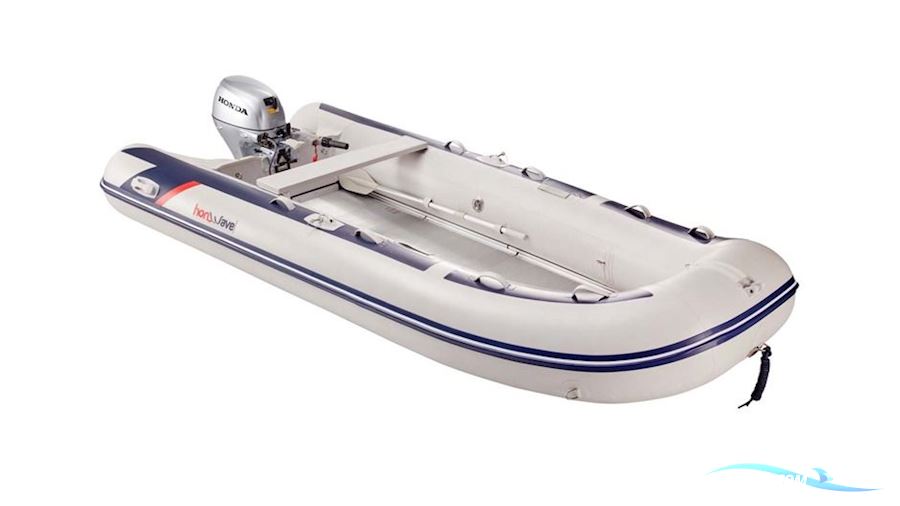Honwawe T40 AE3, Aludørk, 395cm Rubberboten en ribs 2024, Denemarken