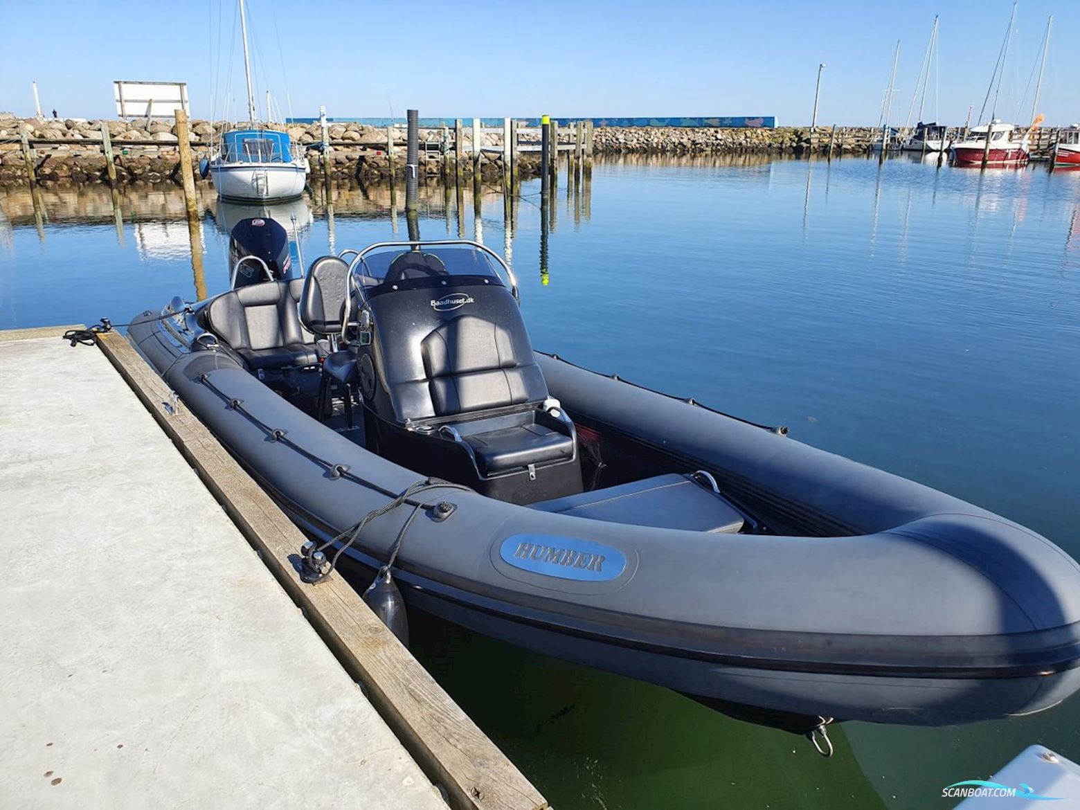 Humber 800 Sports Pro Rubberboten en ribs 2017, met Mercury Pro XS motor, Denemarken