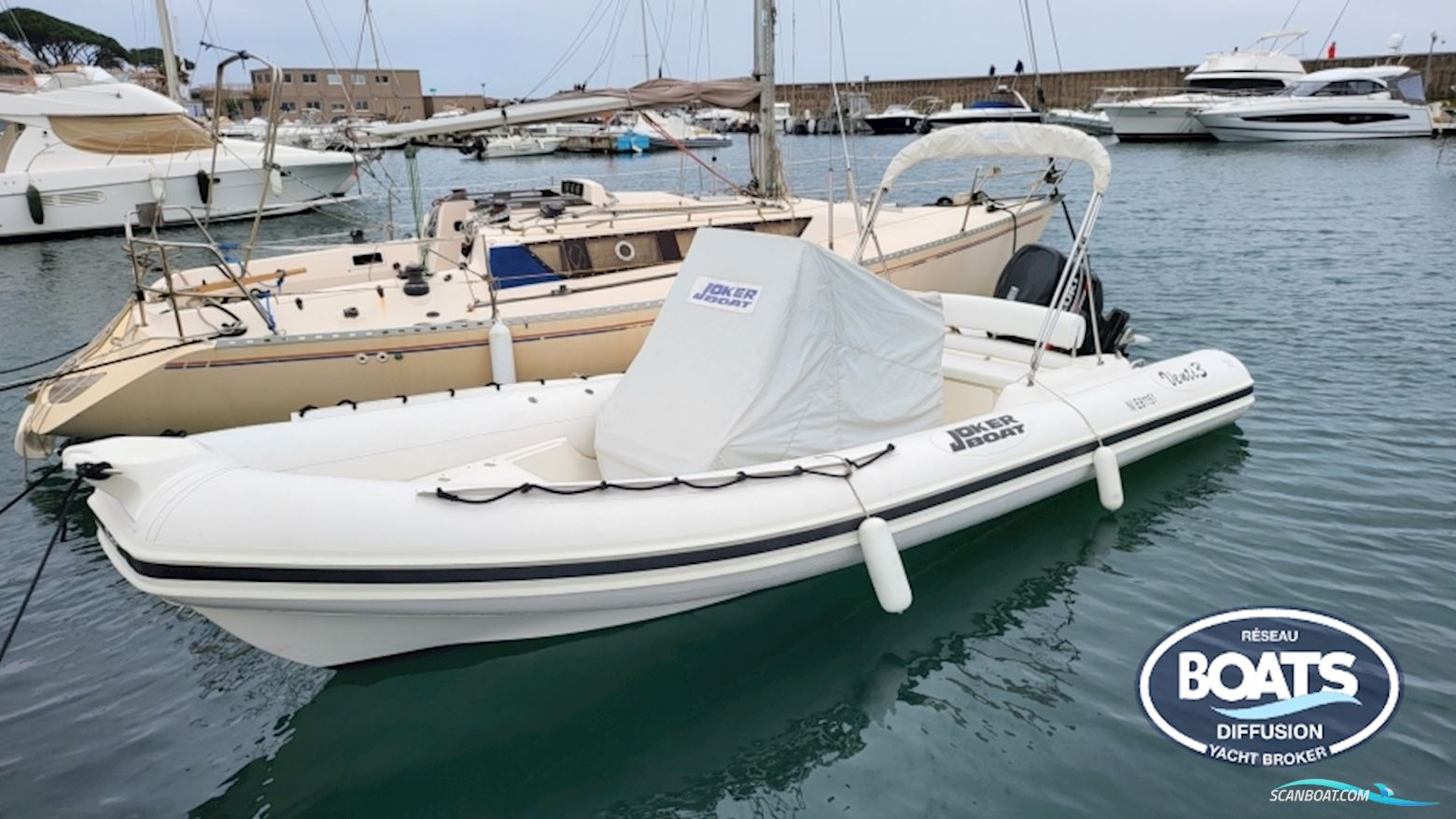 Joker Boat Joker Clubman 23 Rubberboten en ribs 2012, met Suzuki motor, France