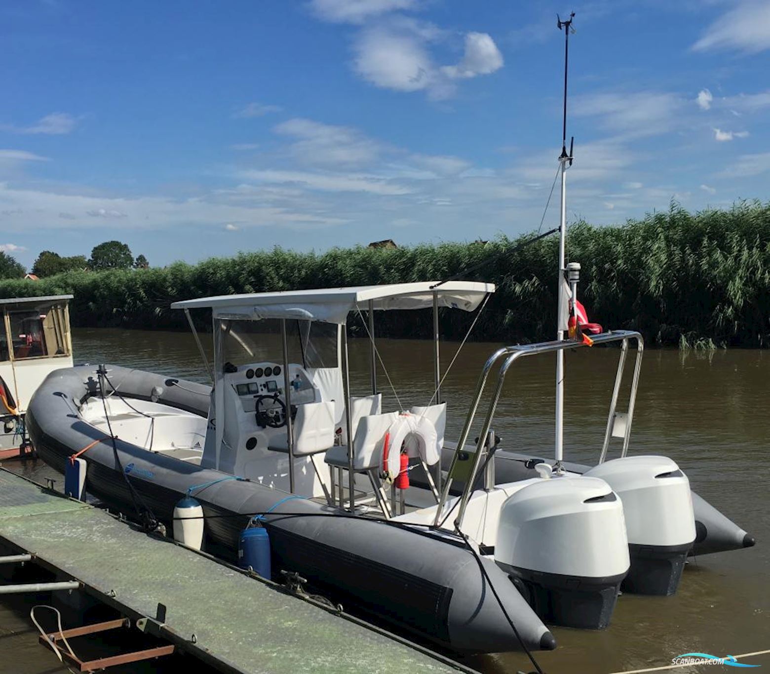 Kobus TK 850 Rubberboten en ribs 2007, met Yamaha F200AETL motor, Duitsland