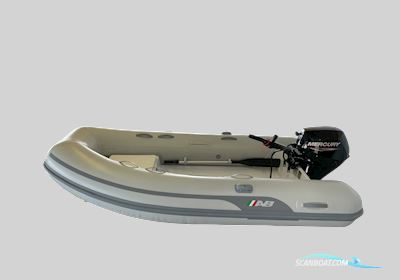 Lammina 9.5 AL - Hypalon Light Grey Rubberboten en ribs 2024, Denemarken