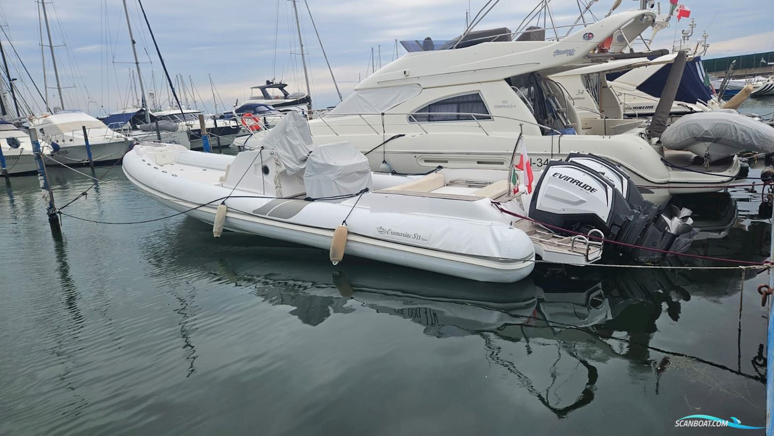 Oromarine S11 Rubberboten en ribs 2010, met Evinrude motor, Italië