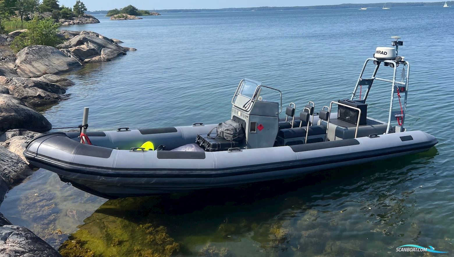 Rupert 26cc Rubberboten en ribs 2002, met Volvo Penta motor, Sweden