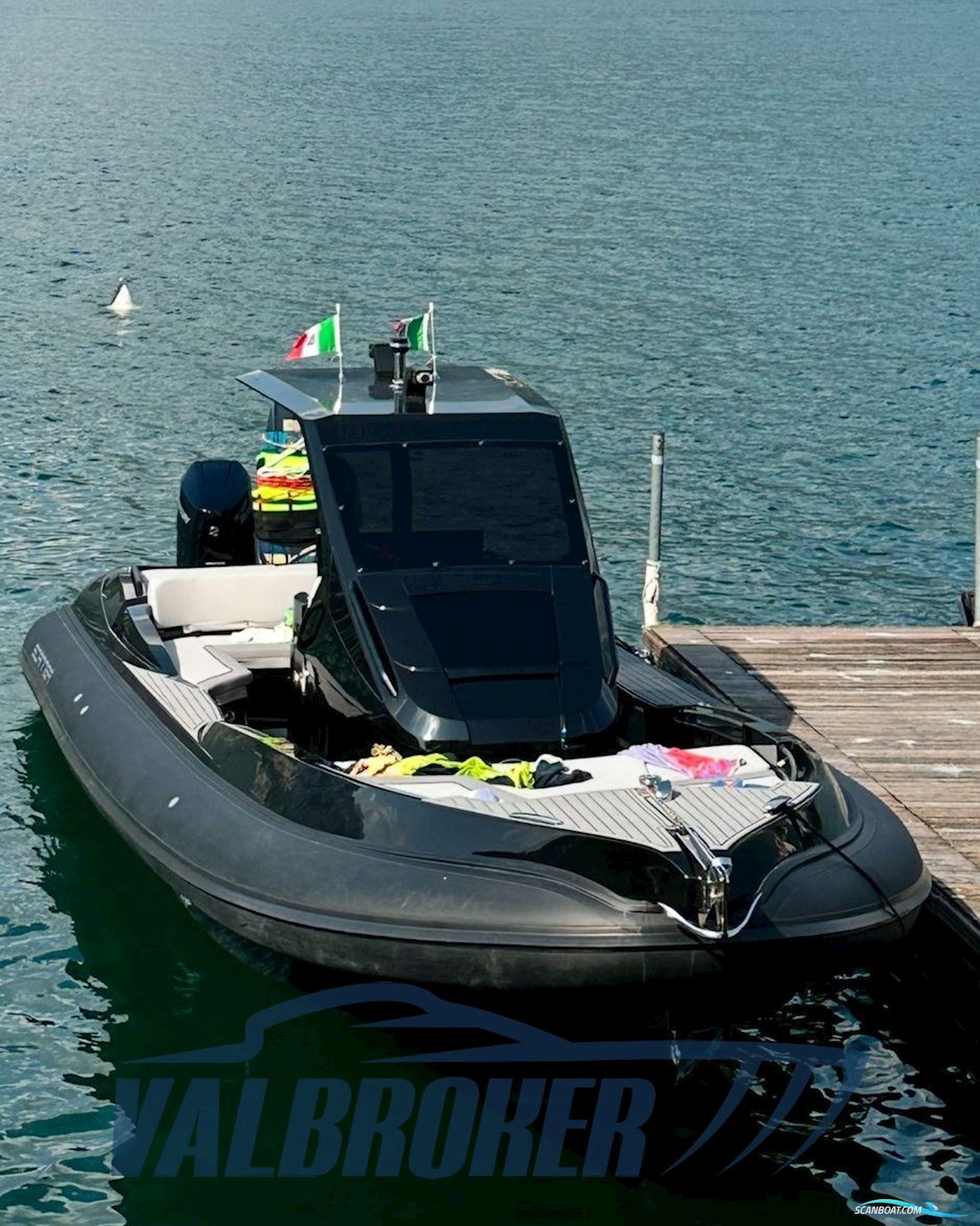 Scanner Envy 1100 S Rubberboten en ribs 2023, met Mercury V10 XL motor, Italië