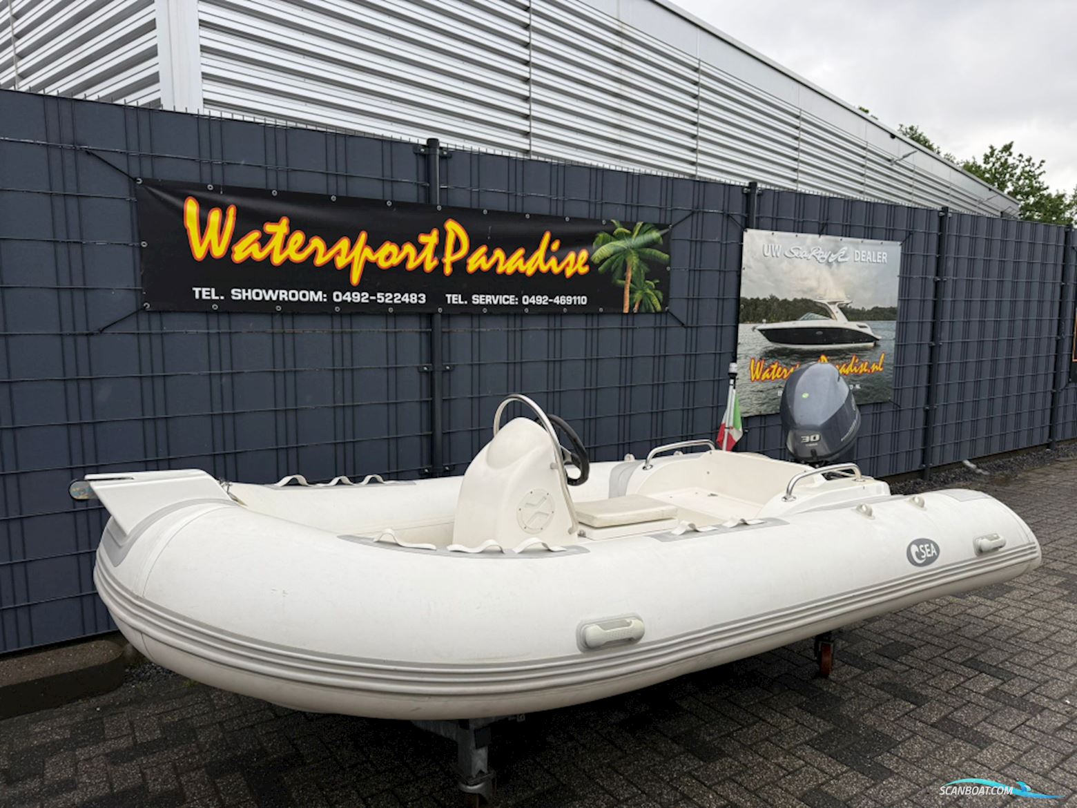 Sea Rib 390 Rubberboten en ribs 2017, met Yamaha motor, The Netherlands