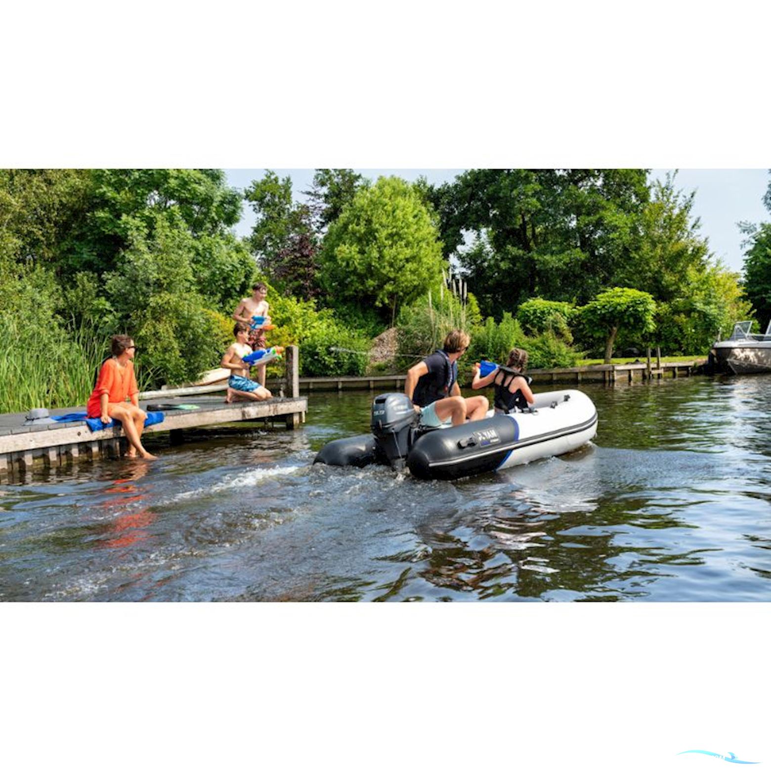 Yamaha YAM 275 Air gummibåd med F2.5BMHS påhængsmotor