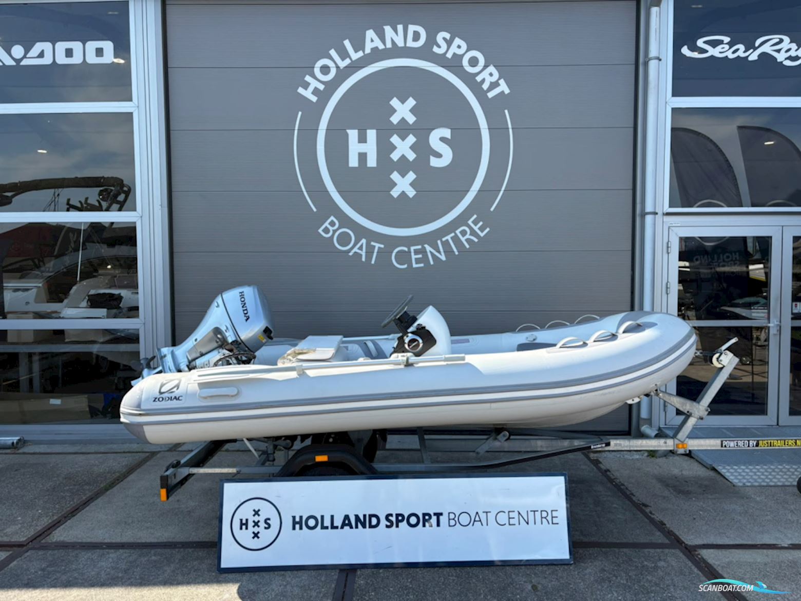Zodiac Cadet 360 Rib Alu DL Rubberboten en ribs 2022, met Honda motor, The Netherlands