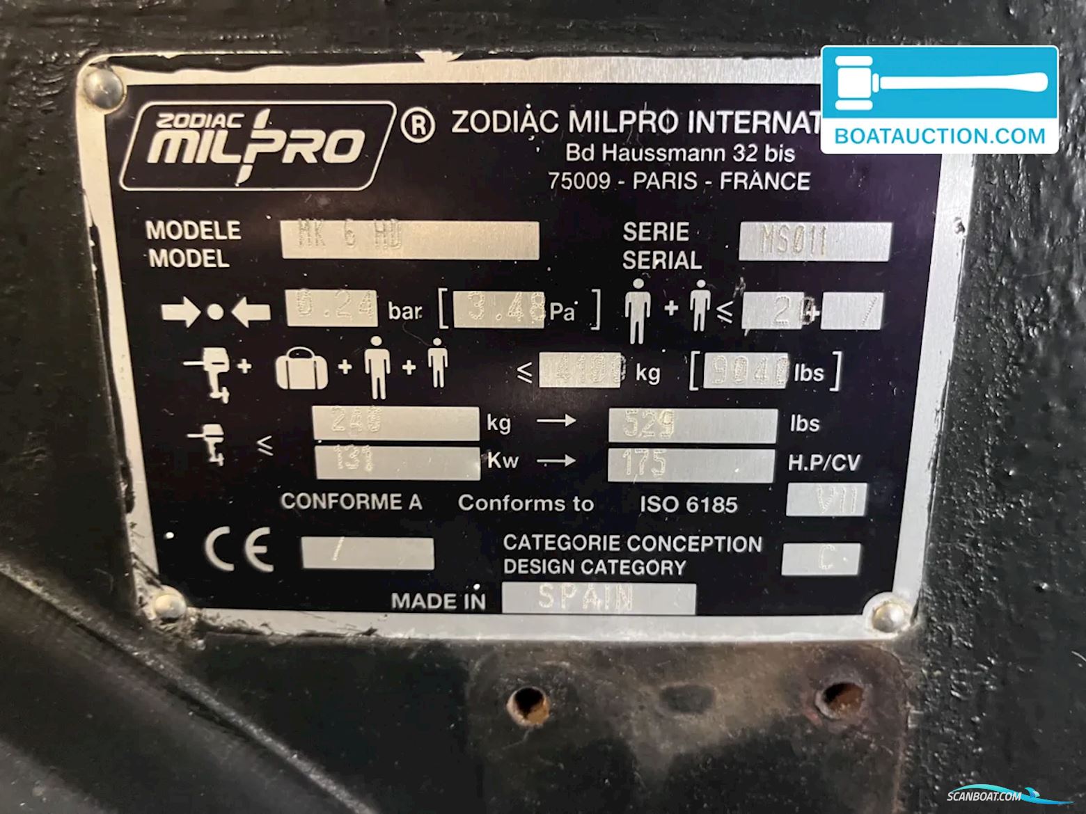 Zodiac Milpro MK 6 HD