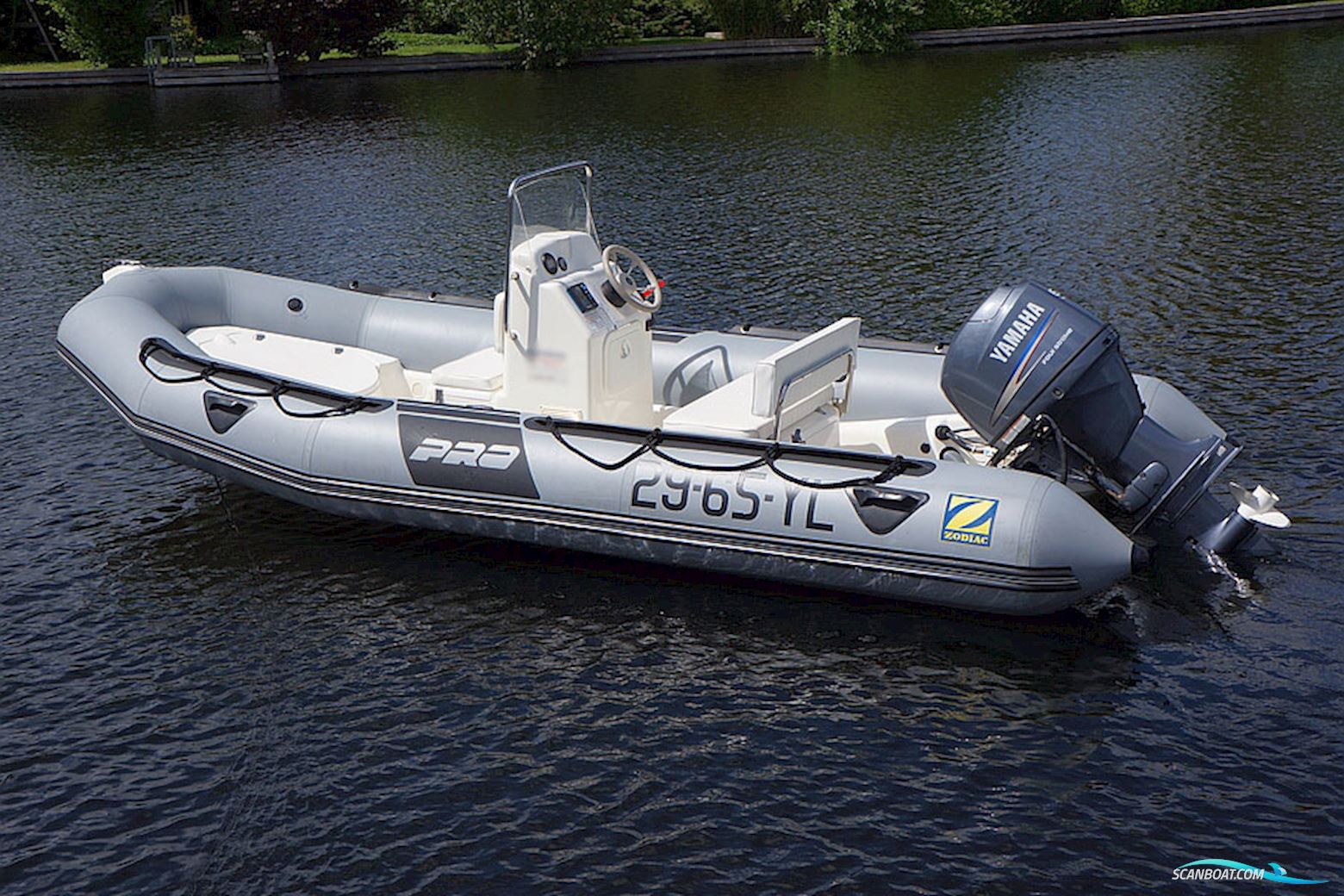 Zodiac Pro 12 Man Rubberboten en ribs 2007, met Yamaha motor, The Netherlands