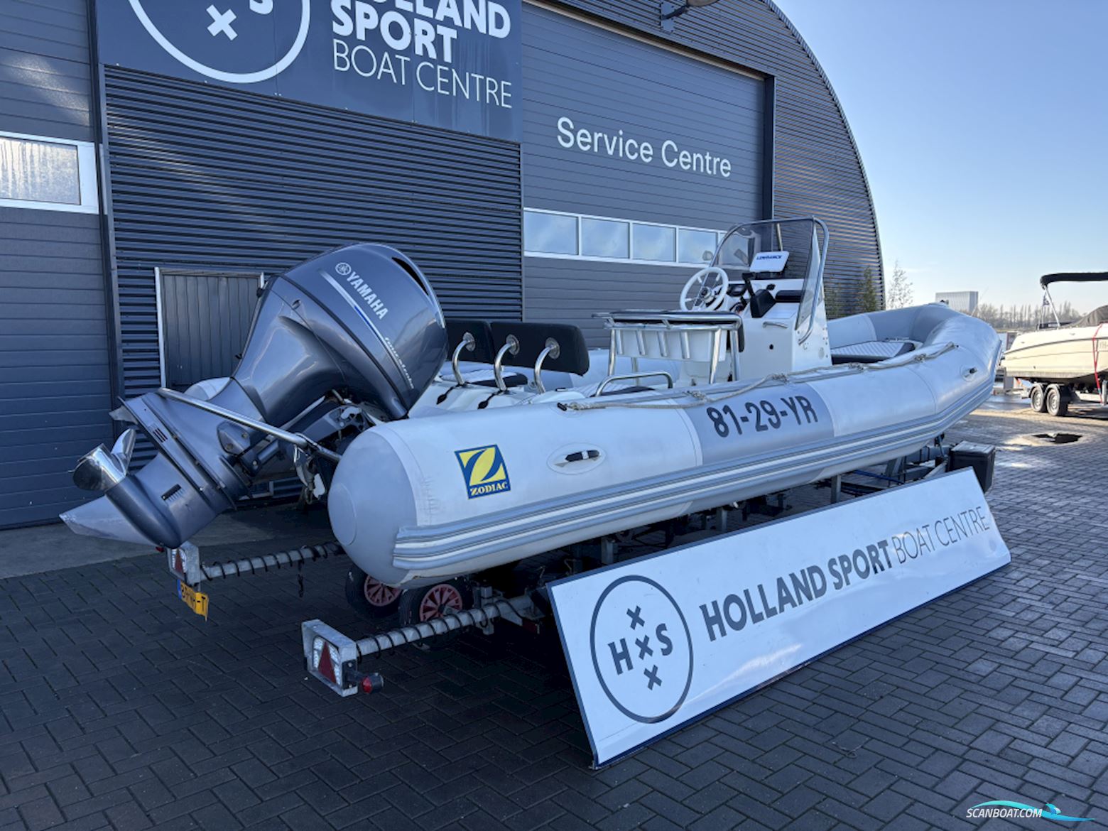 Zodiac Pro Open met Yamaha buitenboordmotor (MY2015)