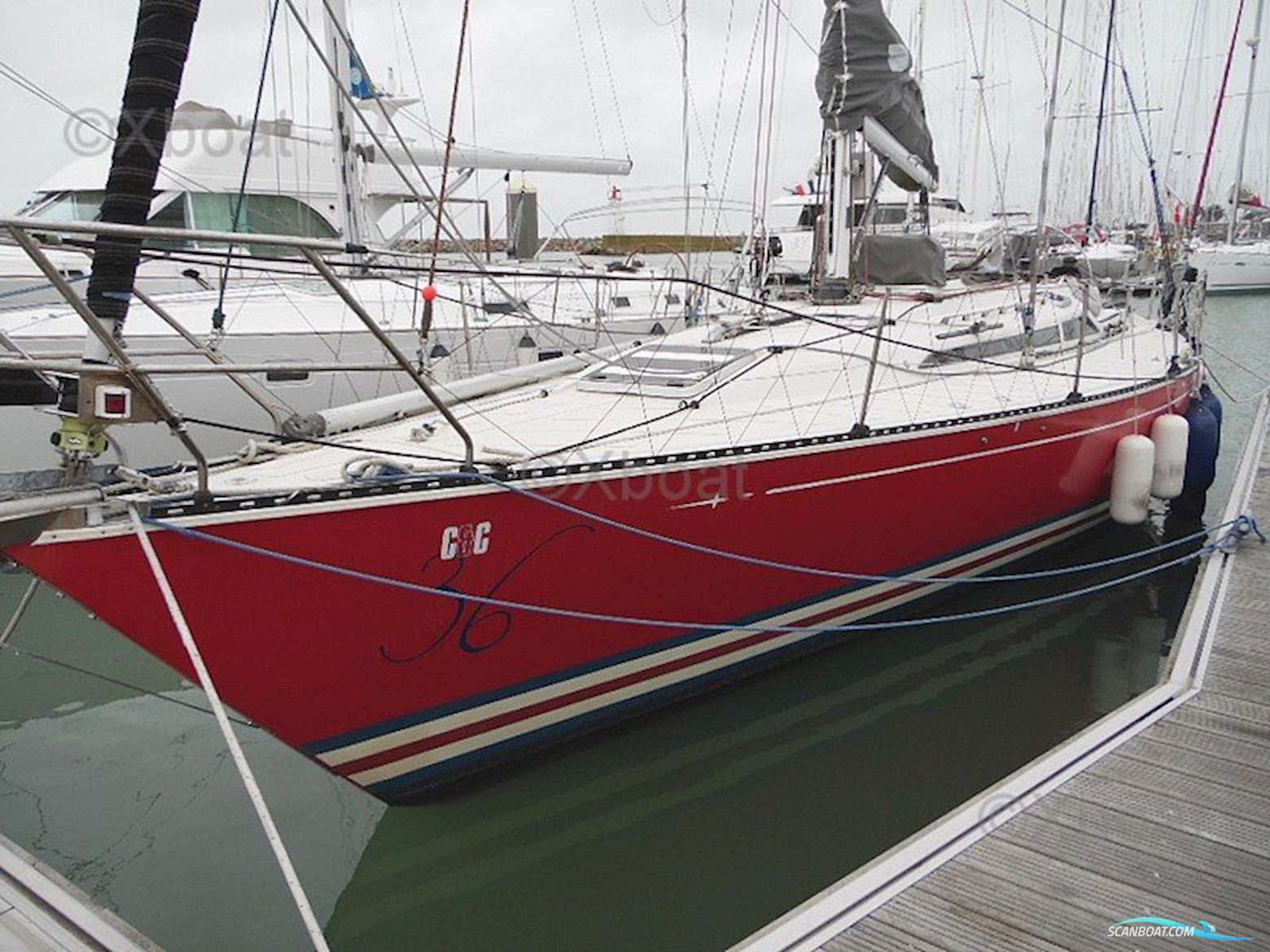 C&C YACHTS 37/40 XL Sailing boat 1991, with LOMBARDINI engine, France
