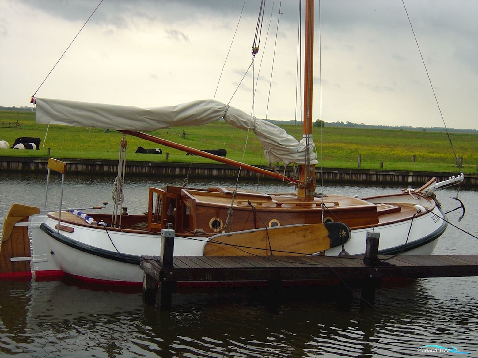 Enkhuizer Bol Sailing boat 1913, with Vetus engine, The Netherlands