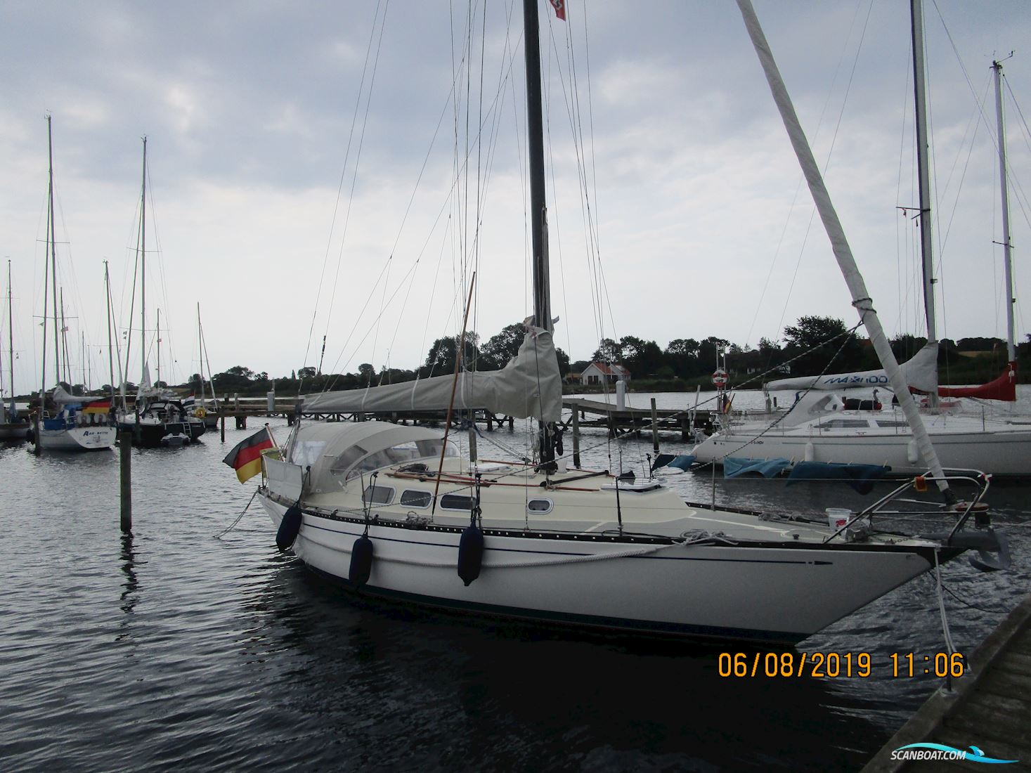 Hanseat 70Bii Sailing boat 1977, with Volvo MD2040 engine, Germany