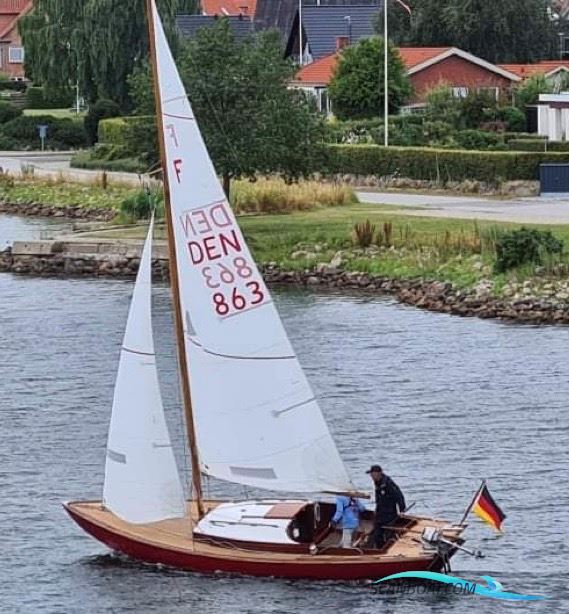 Nordisches Folkeboot Sailing boat 1983, with Honda engine, Denmark