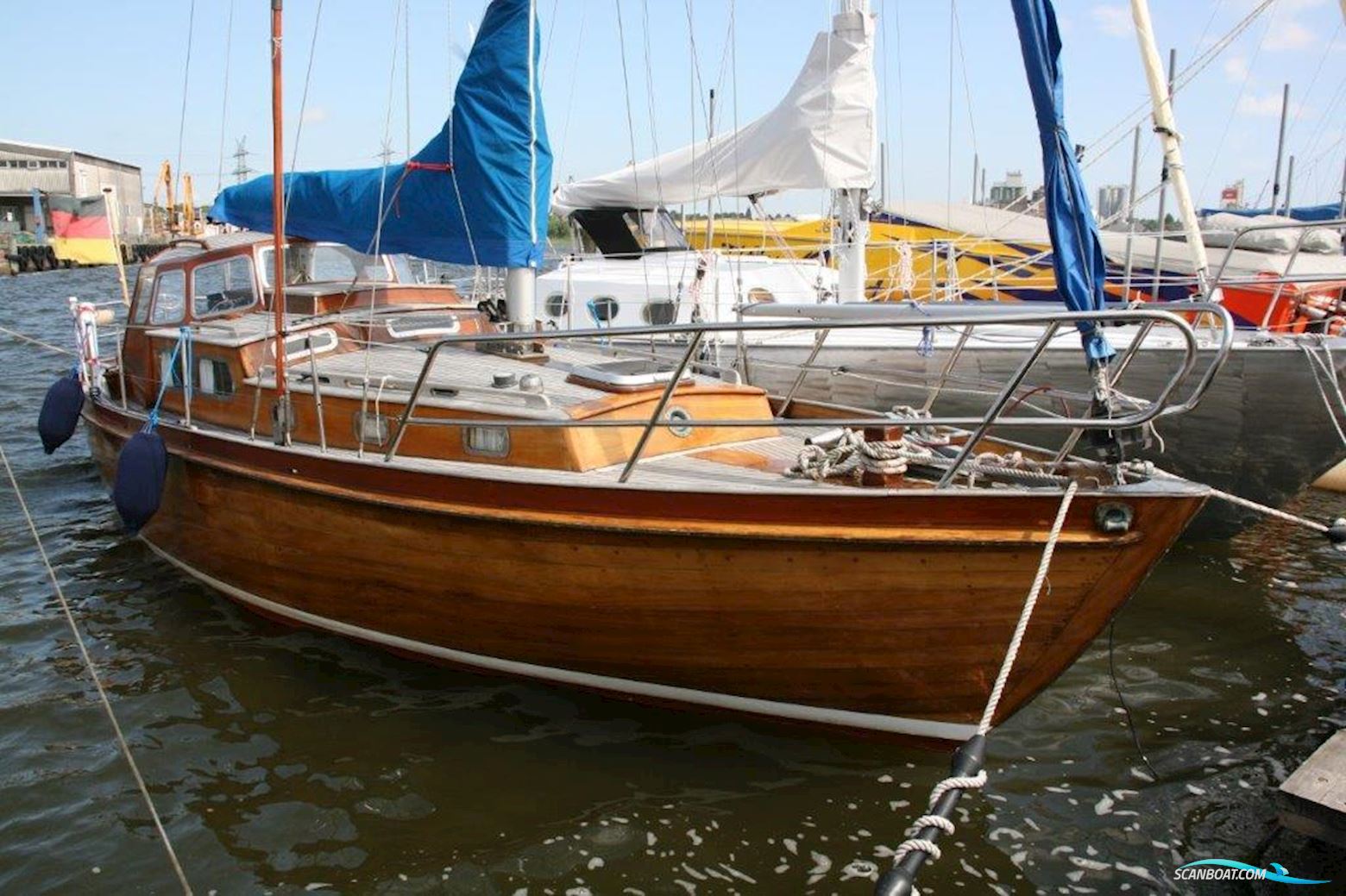 W. Grell 6,5 KR-Yacht Sailing boat 1962, with Mercedes-Benz OM636 engine, Germany