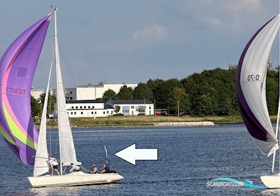 11 metre one design Sailingboat 1994, with Mercury F8 ELH engine, Germany