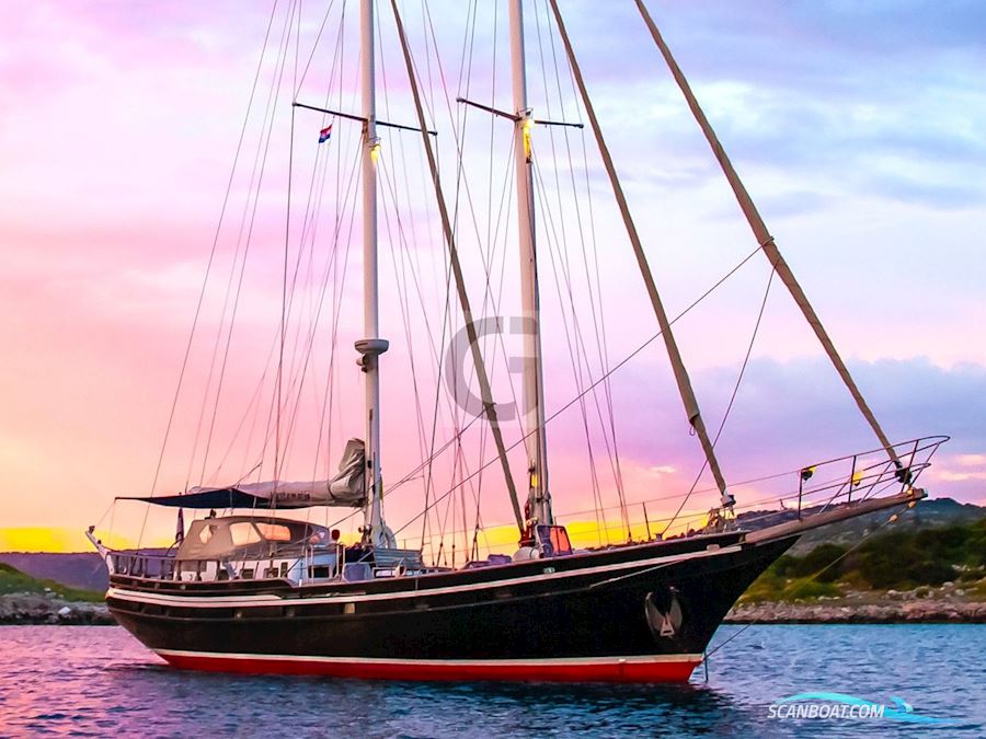 19m Steel Staysail Schooner Sailingboat 1984, with Perkins Sabre M130C 135hp engine, Greece