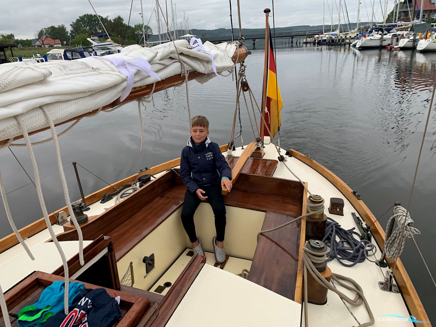 36 Fuss Klass. Segelyacht Von Adams&Sons