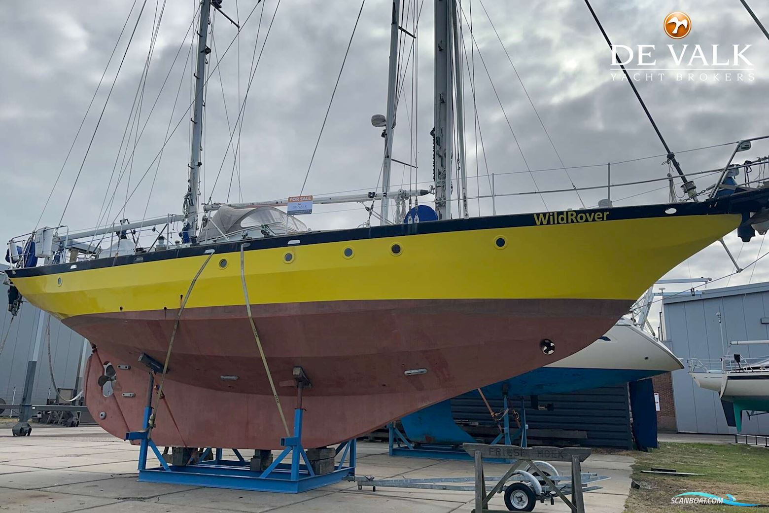 Alan Pape 46 Ketch Sailingboat 1986, with Ford engine, The Netherlands