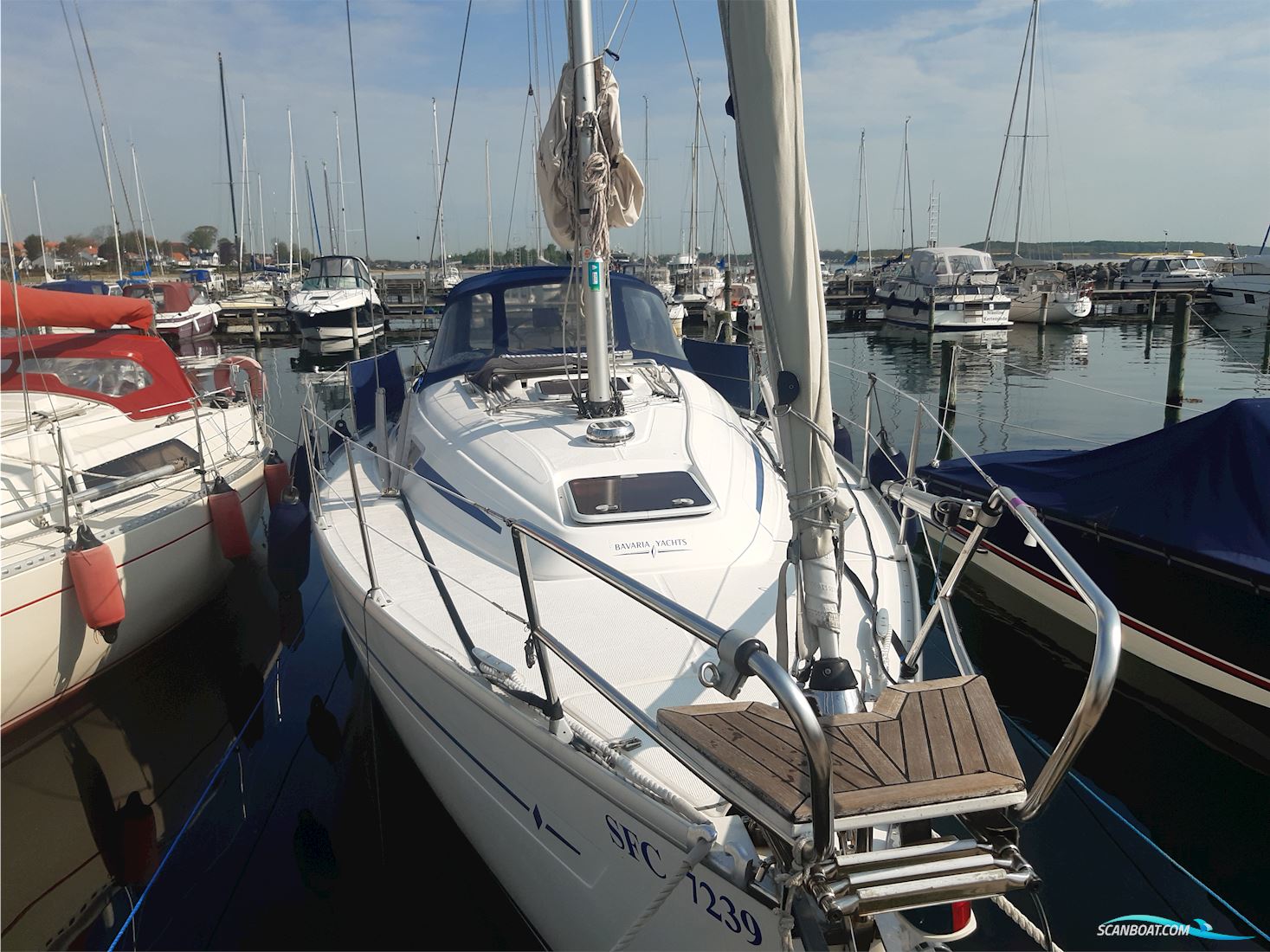 Bavaria 32 Sailingboat 2004, with Volvo Penta MD2020 19 HK. 3 cyl dieselmotor engine, Denmark