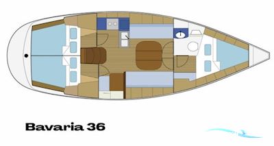 Bavaria 36 Cruiser Sailingboat 2004, with Volvo Penta engine, Germany