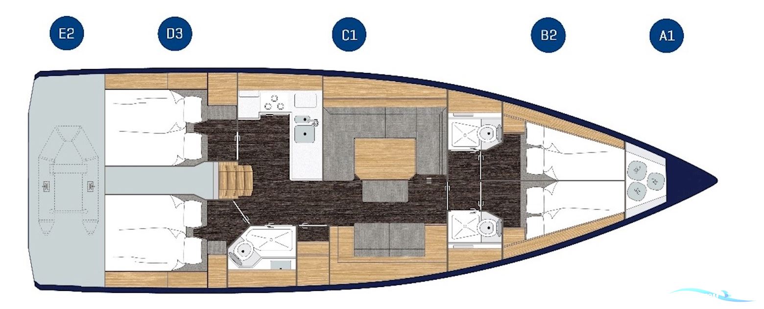 Bavaria C45 Style 4 Cabin