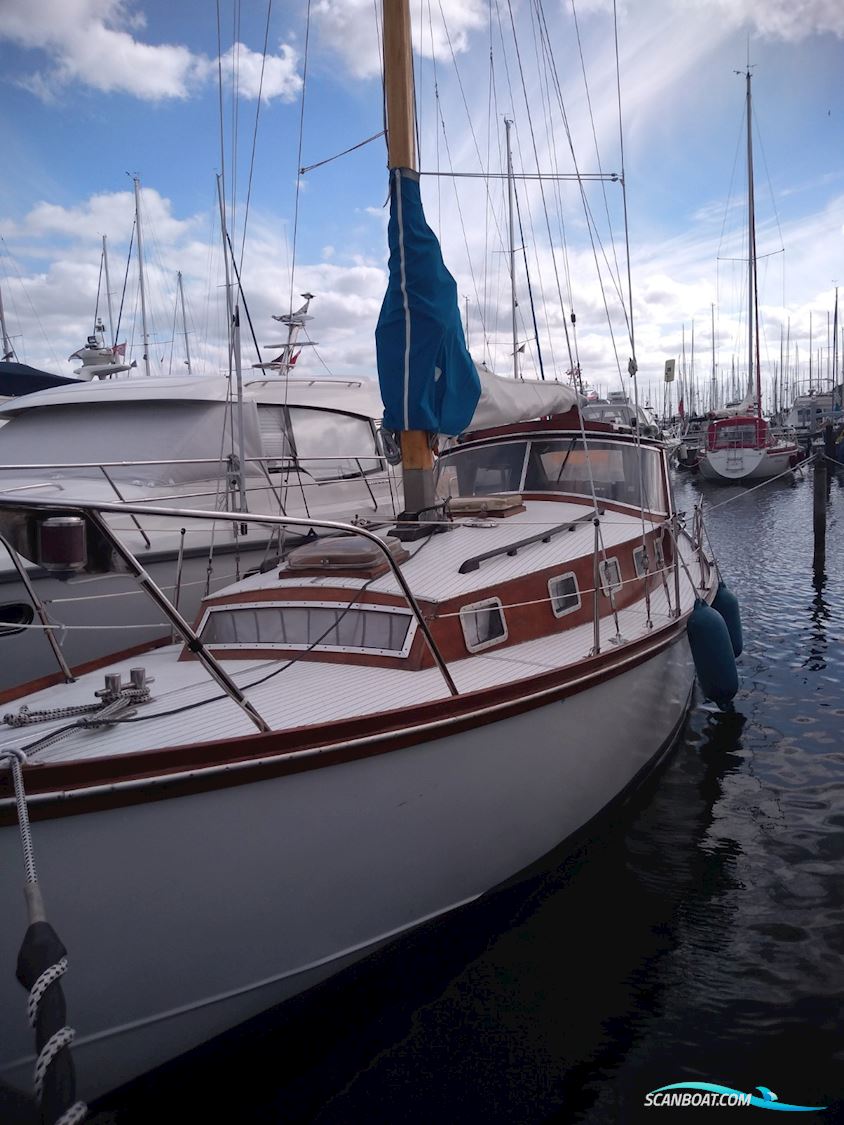 Beelitz , Keine Vilm Sailingboat 1983, with VW Golf Diesel engine, Germany