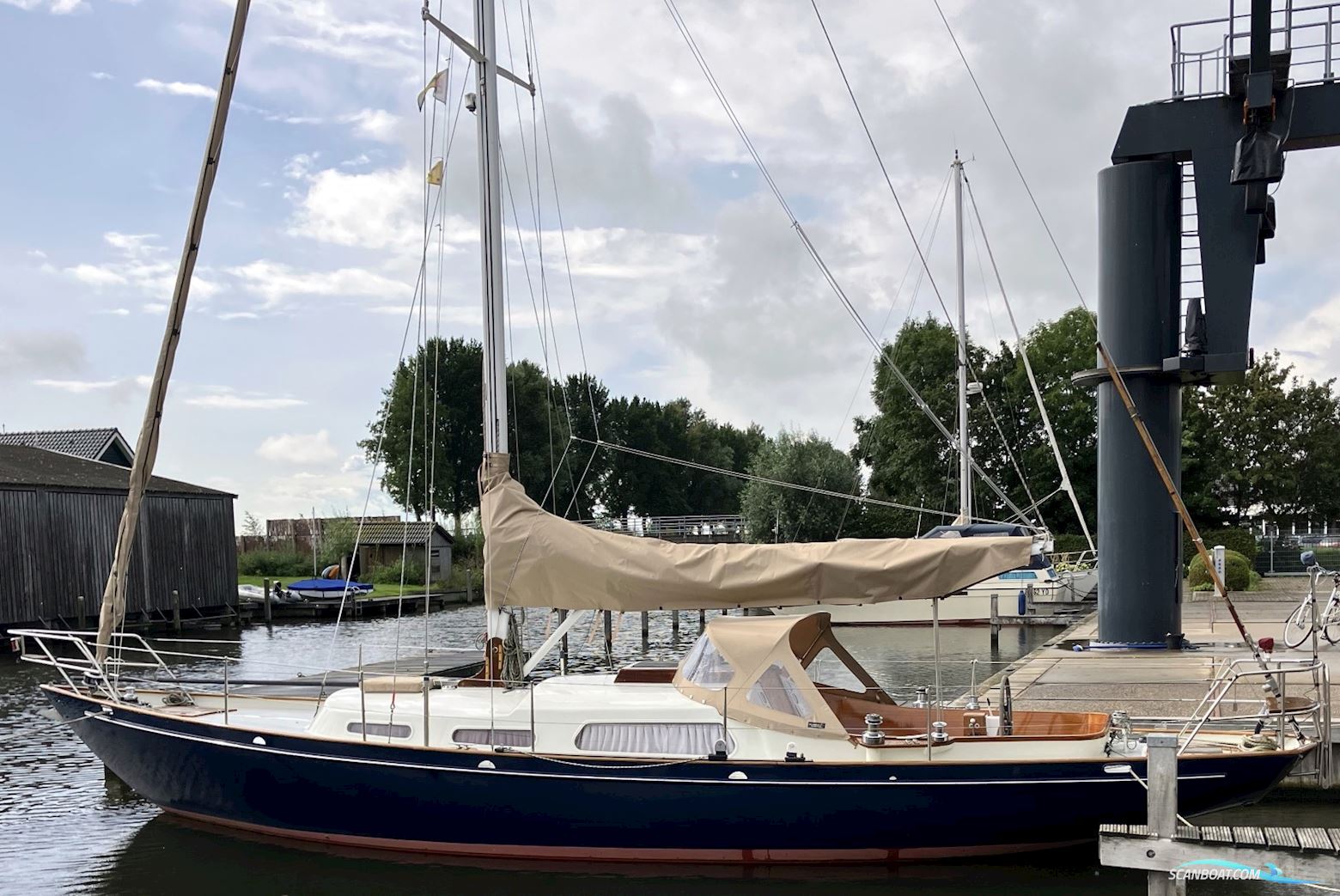 Beister S-Spant 11.00 Kmz Sailingboat 1972, with Peugeot engine, The Netherlands