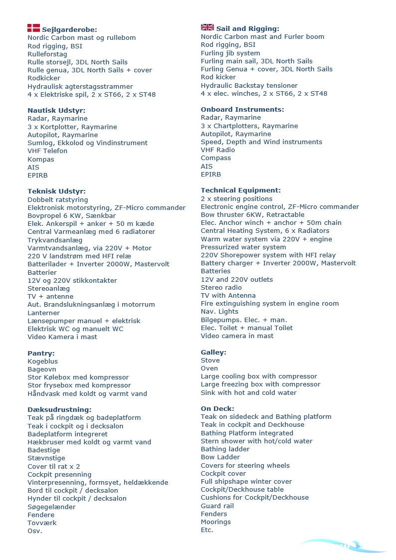 Beneteau 50 - Custom Made Decksalon