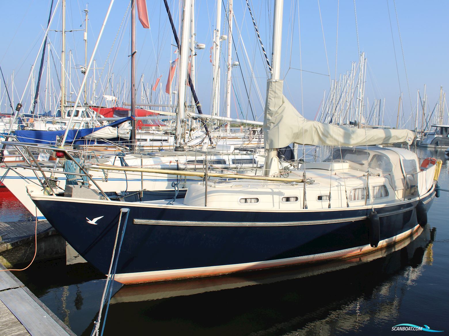 Carena 35 Sailingboat 1974, with Mercedes OM 636 engine, The Netherlands