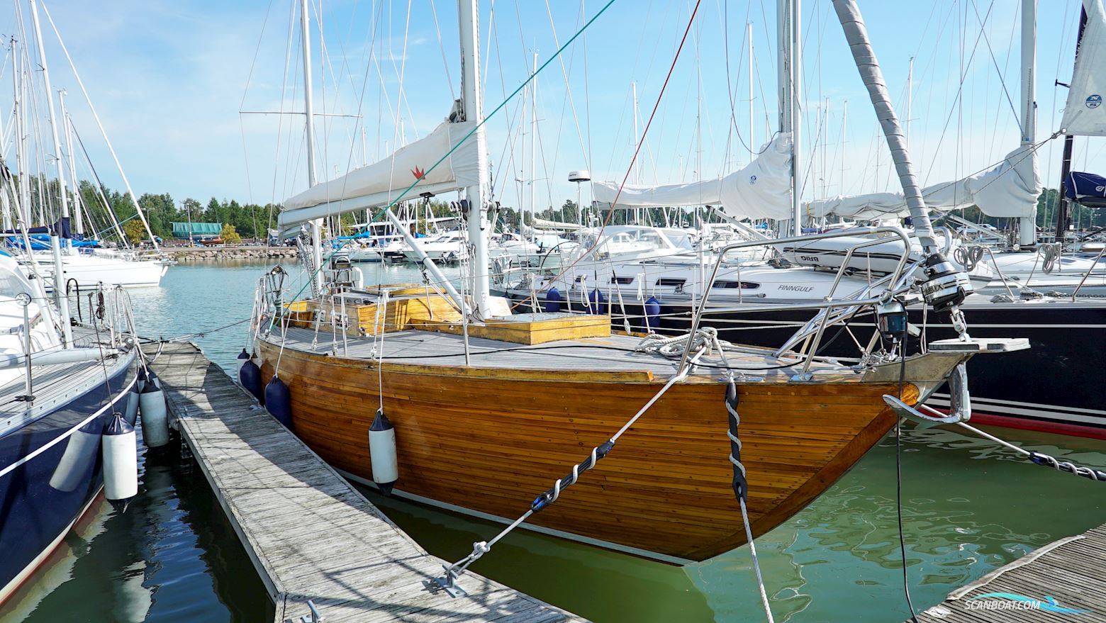 Classic Wooden Yawl Designed by Alan Buchanan