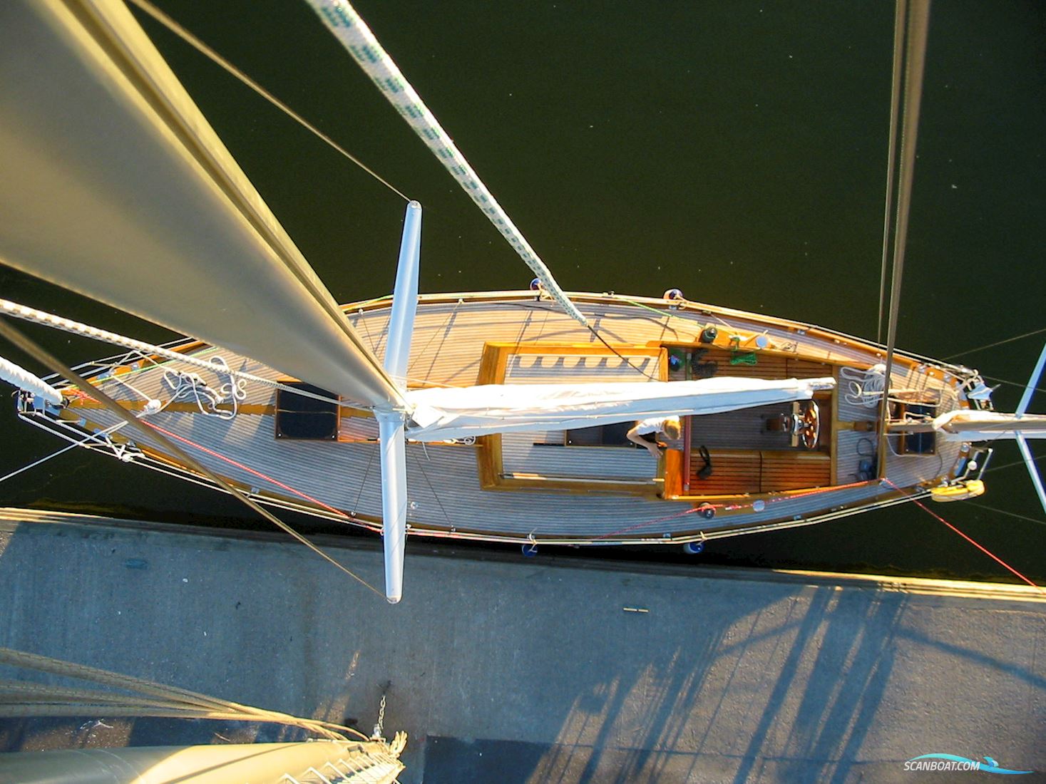 Classic Wooden Yawl Designed by Alan Buchanan