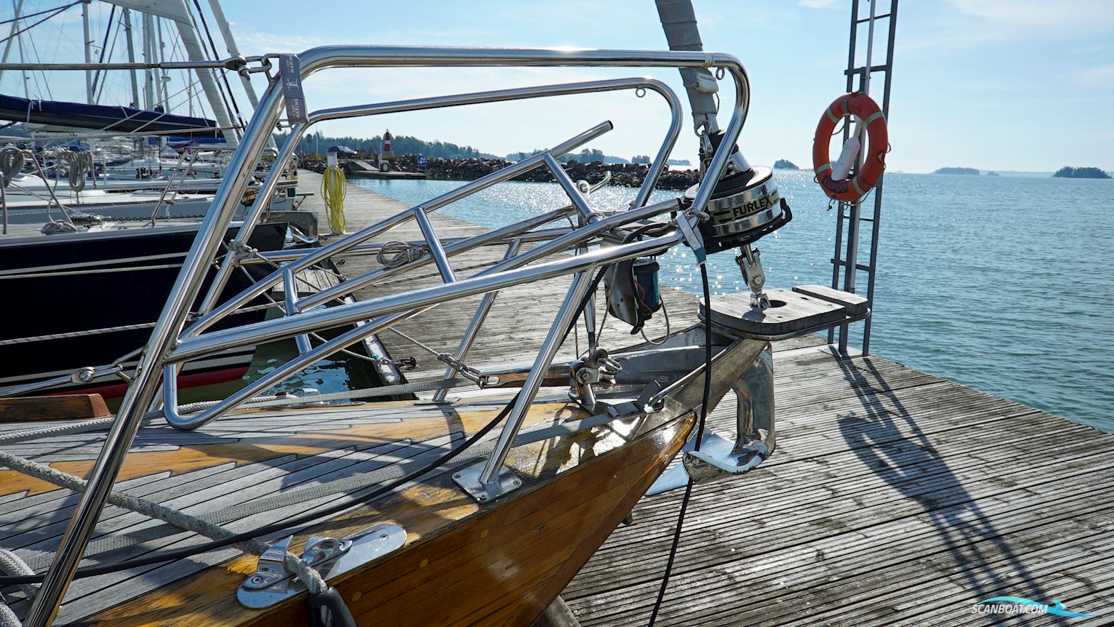 Classic Wooden Yawl Designed by Alan Buchanan