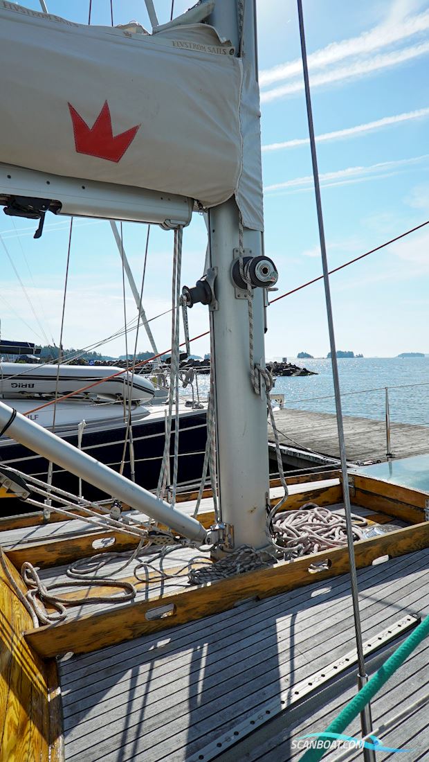 Classic Wooden Yawl Designed by Alan Buchanan