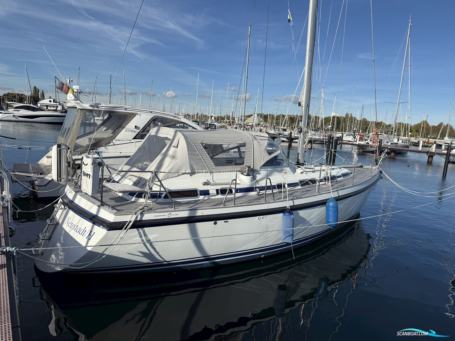 Compromis 36 Class Sailingboat 2000, with Yanmar 3JH3CE A250 engine, Germany