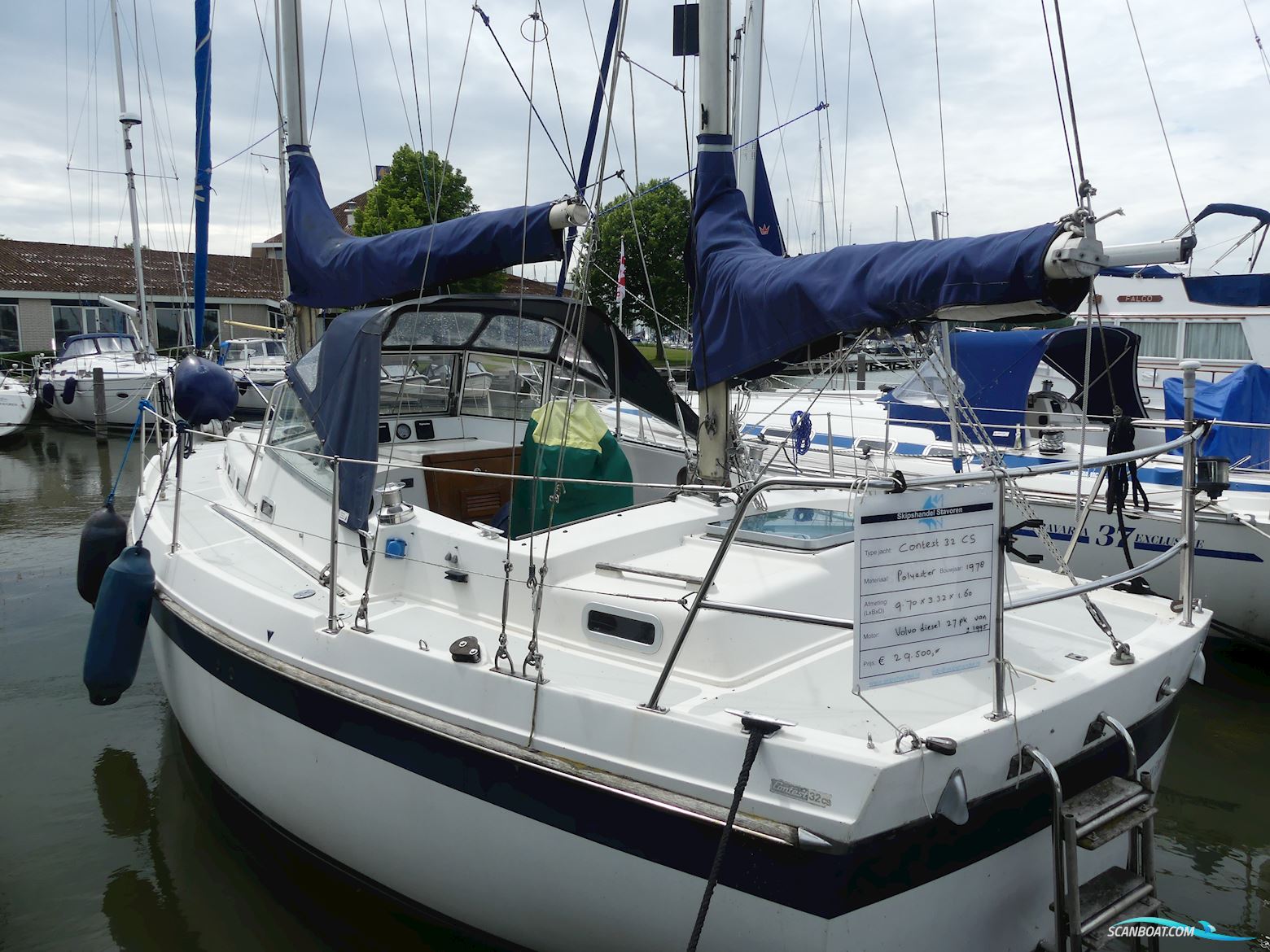 Contest 32 CS Sailingboat 1978, with Volvo Penta engine, The Netherlands