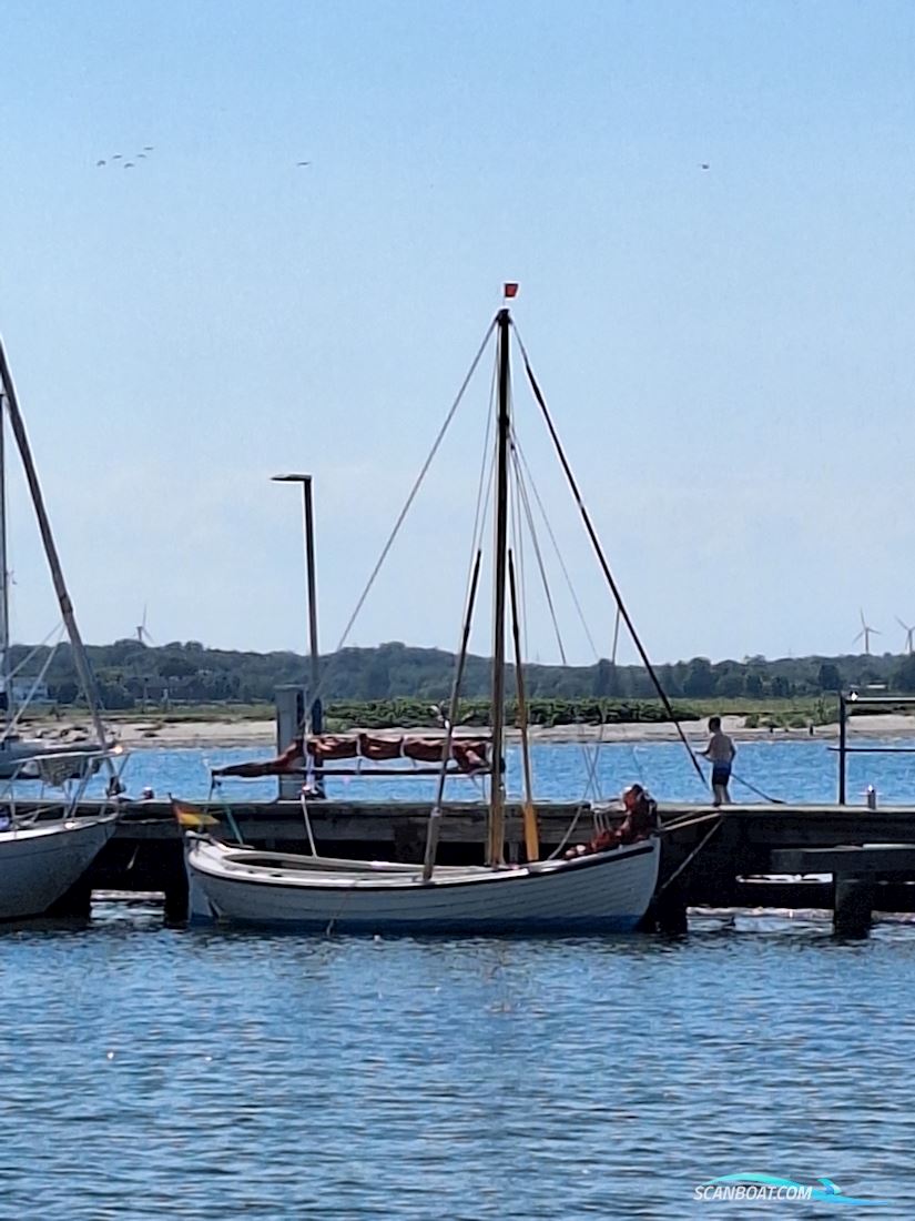 Damjolle Kragejolle Tuckerboot Gaffelsegler Spitzgatter Poca 17