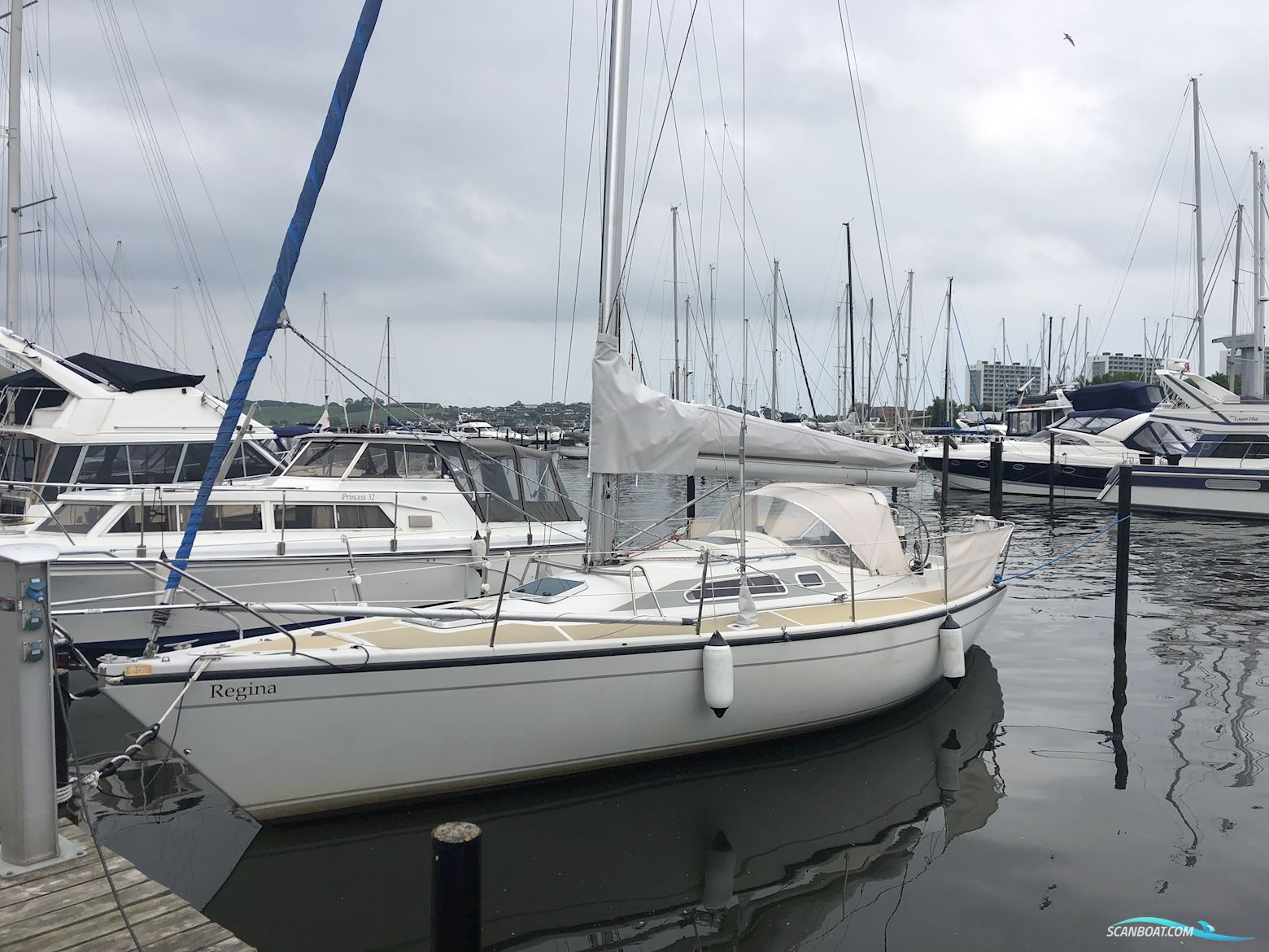 Dehler 34 Top Nova Sailingboat 1987, with Yanmar 2GM20F
 engine, Denmark