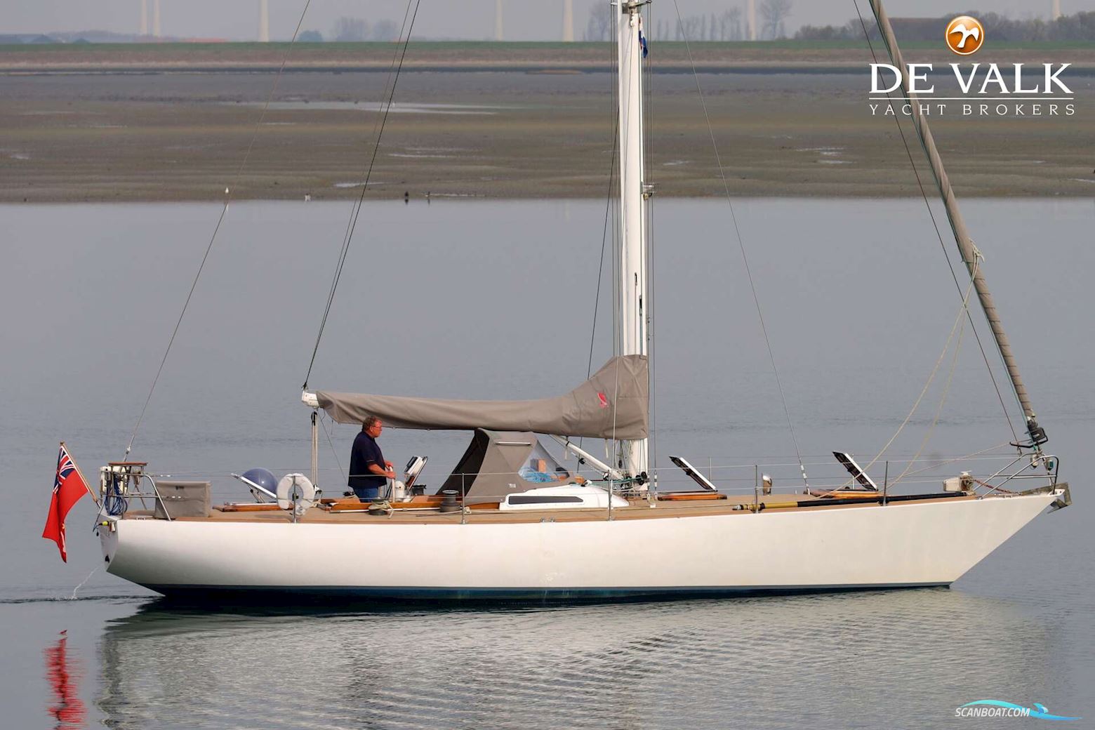 Dick Zaal 41 Sailingboat 1973, with Volvo Penta  engine, The Netherlands