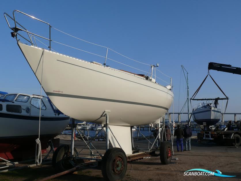 Drabant 33 Sailingboat 1978, with LombardiniLDW1003 årgang 2022 27 hk engine, Denmark