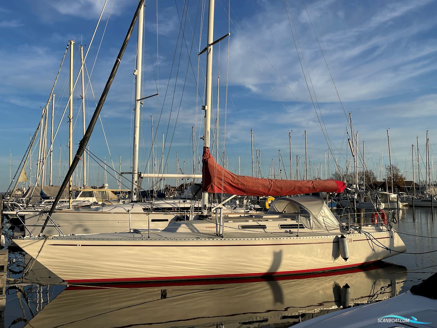 Drabant 38 Sailingboat 1984, with Yanmar engine, Denmark
