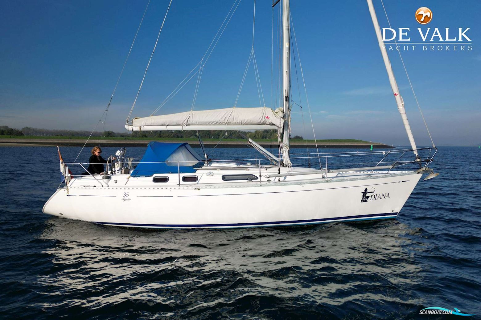 Dufour 35 Classic Sailingboat 1999, with Volvo Penta engine, The Netherlands