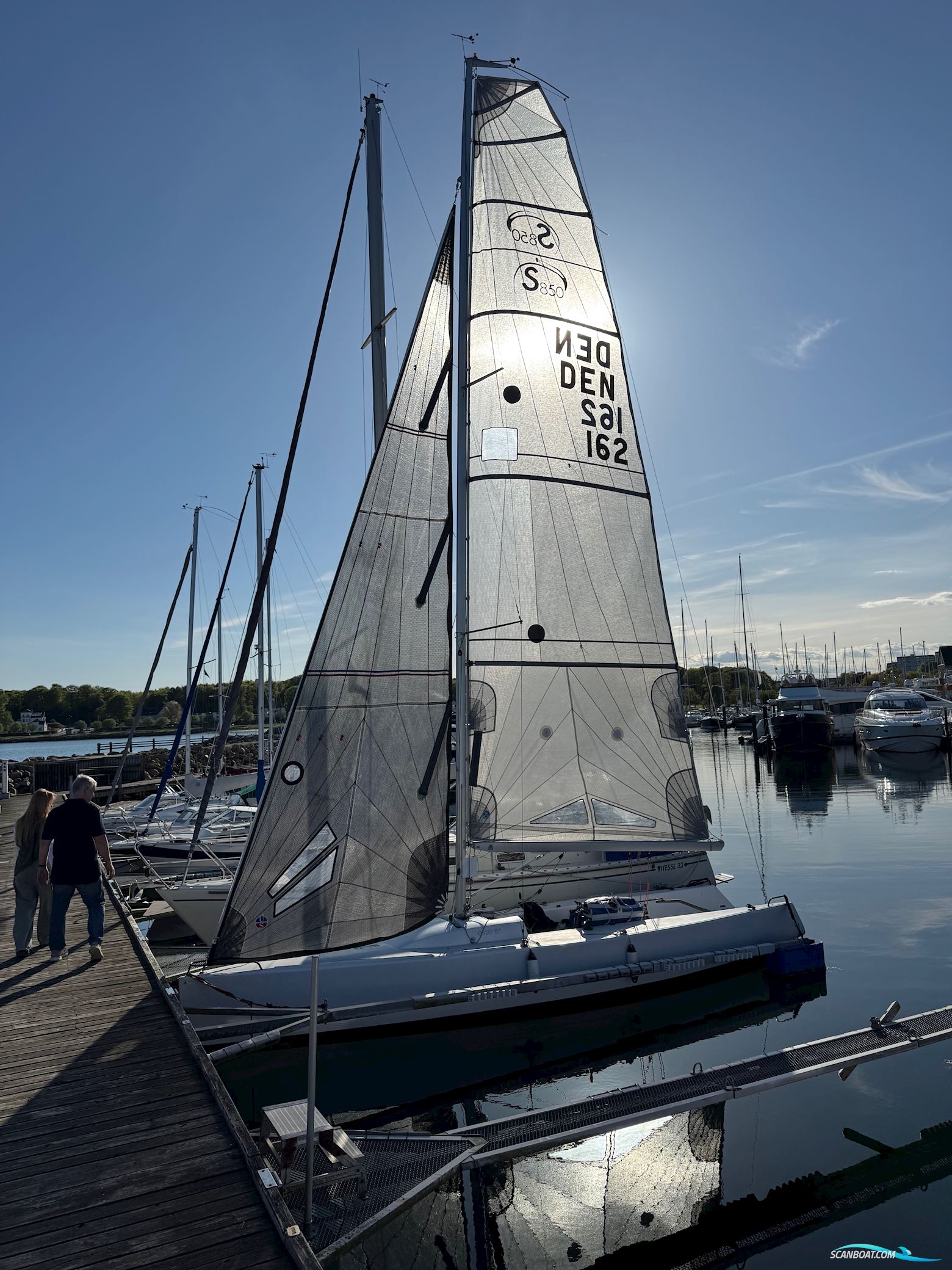 Esse 850 Sailingboat 2015, with Waterworld 3.5 engine, Denmark