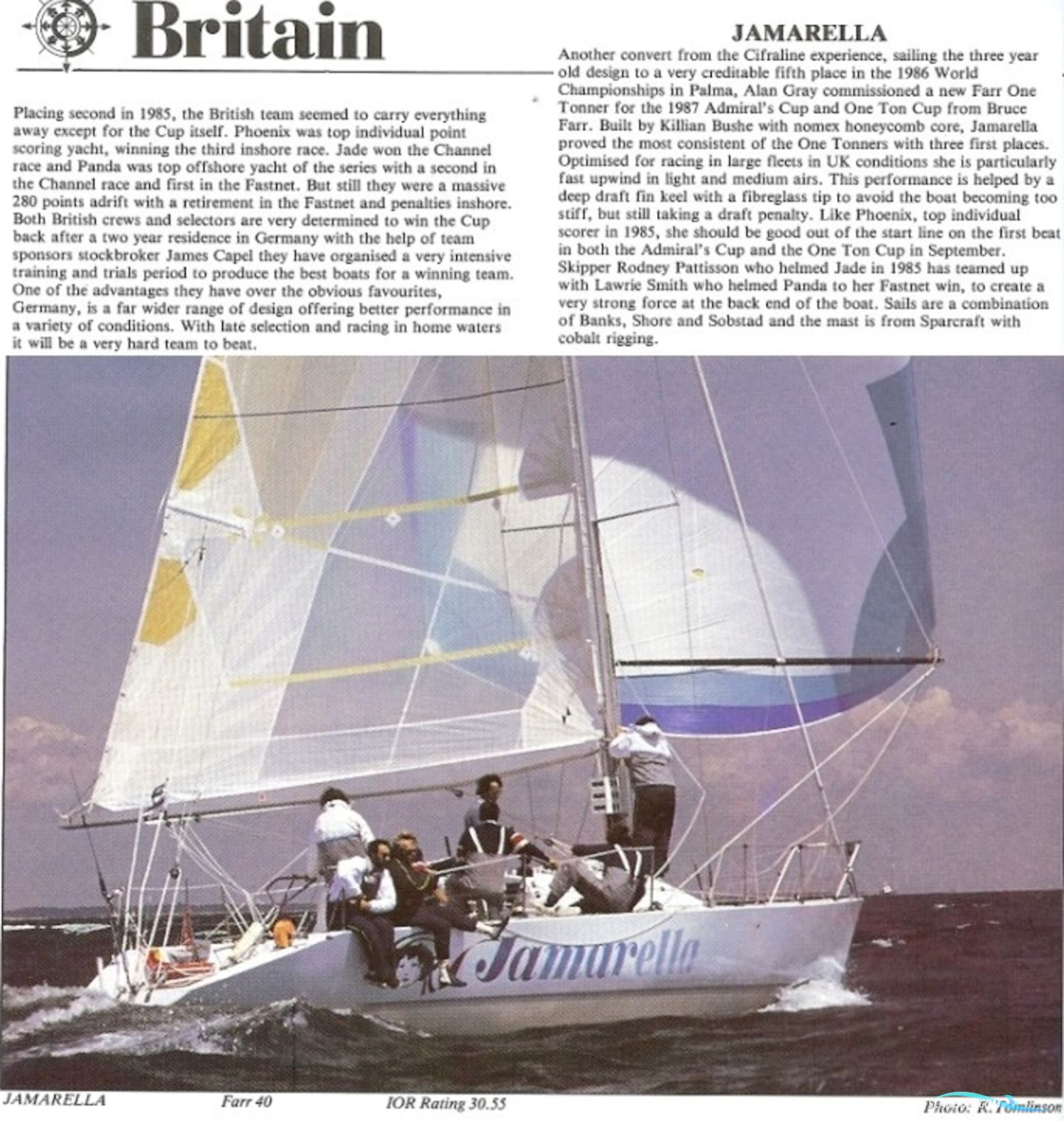 Farr Design 39 Ft One Tonner