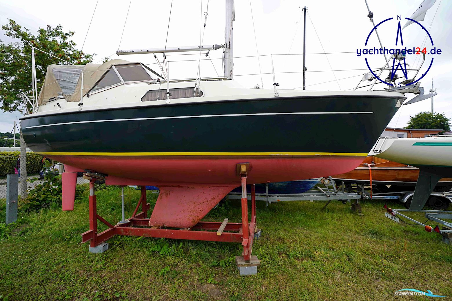 Fisksätra Varv Parant 25 Sailingboat 1978, with Volvo Penta engine, Germany