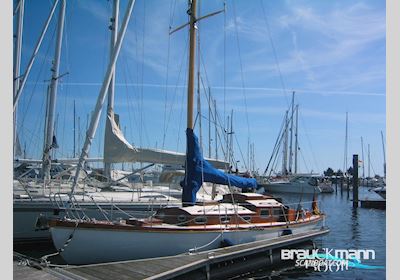Flensburger Schiffbau AG Werft Seekreuzer 6,5 KR Sailingboat 1935, with Volvo Penta engine, Germany