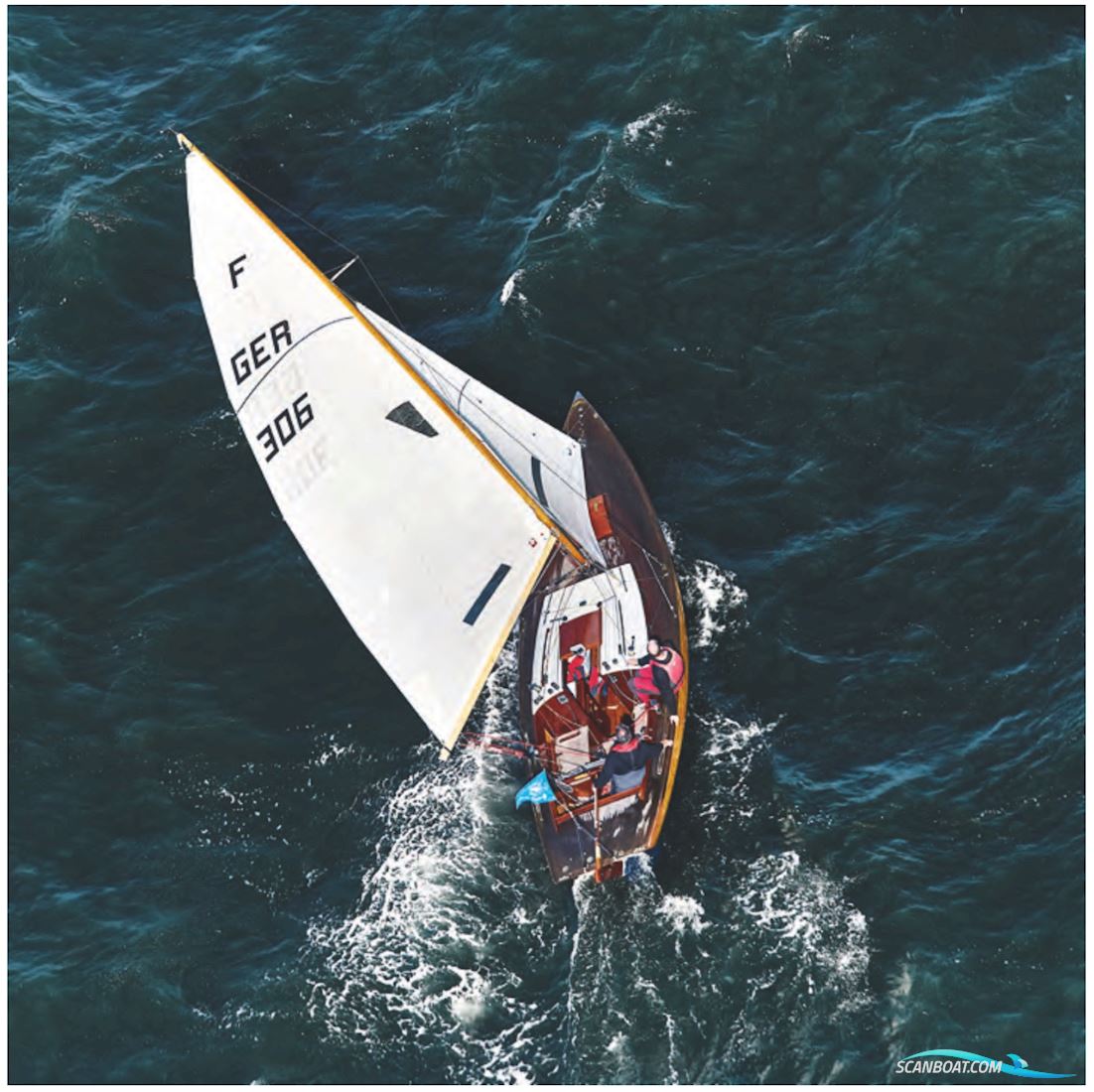 Folkeboot / Folkboat Sailingboat 1964, Germany