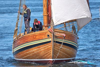Gaffelrigget Dansk Jagt Sailingboat 1976, with Vetus M4 2002 engine, Denmark