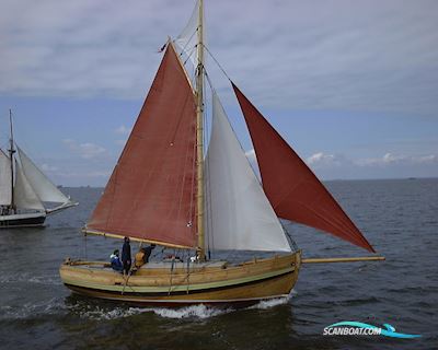 Gaffelrigget Dansk Jagt Sailingboat 1976, with Vetus M4 2002 engine, Denmark