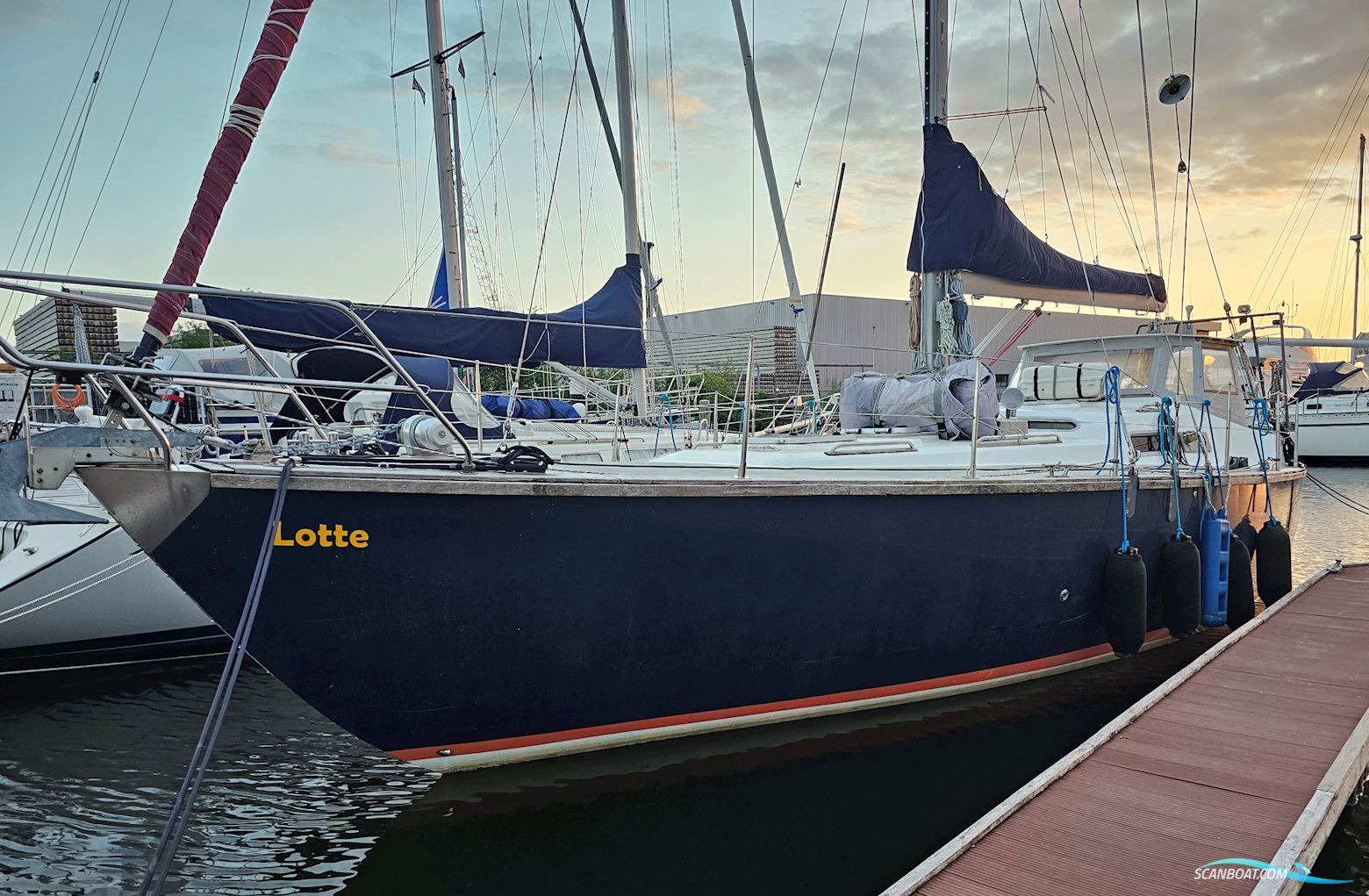 Hacker Caribic 42 Sailingboat 2003, with Mercedes OM621 engine, Germany